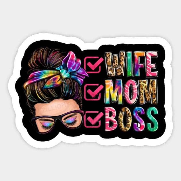 wife mom boss Sticker by Hanadrawing